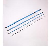 Axorafow Carbon Fiber Multi-section Fishing Rod - 1.8m (4-Piece) 2.1m (5-Piece) Milliliter Power Lightweight Telescopic Lure Rod Having Anti- Guides 126-137g Blue(STRAIGHT HANDLE)