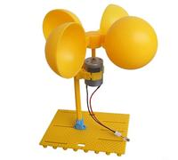 Axorafow Diy Construction Motor for Kit with Dc Turbine Plus Generator Educational Wind Projects Abs and Metal Science