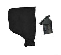 Axorafow Dust Bag 255 Saw, 10 Inch Aluminum Outlet, Dust-Proof Accessory Cutting Machine, Efficient Debris Removal System, Black, 2-Pack