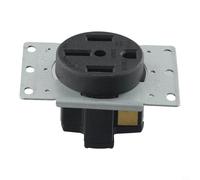 Axorafow Flush for Nema 14-50r Receptacle 50a 125/250v 3-pole 4-wire Grounding Socket Ev Chargers Ranges Dryers Generators - Ul/cul Listed Pa66 Nylon Shell