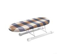Axorafow Folding Ironing Board with Adjustable Height, Compact Desktop Sleeve Panel Small, Heat Resistant with Non-Slip Legs and Storage Hook Home Use(4)