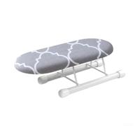 Axorafow Folding Ironing Board with Adjustable Height, Compact Desktop Sleeve Panel Small, Heat Resistant with Non-Slip Legs and Storage Hook Home Use(5)