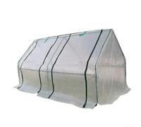Axorafow Greenhouse Pvc Raised Garden Zipper 180x90x90cm Pe Lightweight Plant Protector with Duty Doors Heavy Bed Outdoor Garden Tent Weather