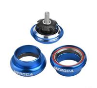 Axorafow Headset 34-34mm for 1-1 over 8 Threadless Forks Sealed Stainless Steel Bearings Aluminum Alloy For Cnc Forged Bowl Set Compatible with Road For Bike Frames(blue)