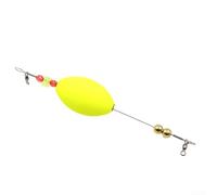Axorafow Improved Fishing Float With Dual Swivel System Uninterrupted Rotation And Reduced Tangling In Moving Waters(typeA 17g orange)