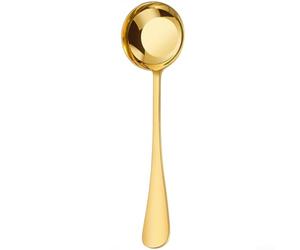 Axorafow Korean Style Spoon Made From 304 Steel With Mirror Polished Finish Home Restaurant Use(Golden)