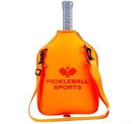 Axorafow Pickleball Paddle Cover Neoprene Storage Bag with Adaptable Strap 9.4 X 12.2 Inches (24 x 31 cm) Water-resistant Scratch-proof for Franklin Selkirk Plus Standard Paddles(Orange)