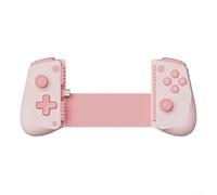 Axorafow Portable Extendable Game Controller for Smartphones, Compact ABS 21x9.3x5.4 cm Design with Adjustable Grip, Travel-Friendly in Pink or Green(Pink)