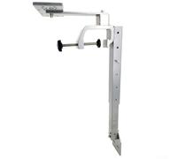 Axorafow Purpose - Fishfinders Flexible Compatible (36-59 cm) Most Aluminum Fish Finder Mount Pole for Marine Fixed Holder Bracket with Heavy-duty Rotatable Silver
