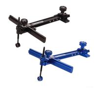 Axorafow Recurve Bow Sight T-Type Aiming Sight Competitive - Aluminum Alloy Construction, 15 x 13 x 8 cm, Red/Black/Blue (Single Pack)(Red)