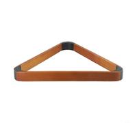 Axorafow Solid Wood Billiard Ball Triangle Rack for 2-pack or 4-pack 57.2 Mm Pool Balls - 8-ball 9-ball Compatible Wooden Cue Accessory for Home Game Room Plus Billiard Table