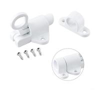 Axorafow Spring Loft Door Attic Mechanism Ceiling Hatches Aluminium - Self-closing for Latch Bolt with Simple Alloy Includes 4 Screws for White Installation