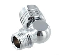 Axorafow Swivel Diving Regulator Adapter for Low High Pressure - 90°/110° Rotatable Brass Connector with Chrome Plating Water- Fitting for Most First-stage Regulators(110°)