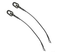 Axorafow Tailgate Cable Set Left Right for Ram 1500 2500 3500 1994 Through 2002 55345124ab Replacement Rubber-coated Steel Wire Black 2-pack