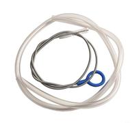 Axorafow Top Flow All Tube for Hydration Reservoirs - 98 Cm Tube Major Steel Pp with Having Integrated Cleaning Brush Compatible Pvc Platypus Osprey Replacement Stainless Brands(TRANSPARENT)