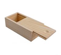 Axorafow Wooden Pull-out Storage Box Having Sliding Lid - Pine Wood Organizer for Keepsakes Wedding For Favors Christmas Eve Boxes Craft Projects - 14. X 7. X 4. Cm / 20 X 10 X 6. Cm(14.*7.*4. CM)