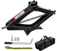 AXOTEN Max 2.5T Car Jack with Hand Crank Trolley Jack Multiple Accessories Scissor Jack for Cars/SUV/MPV Max 2.5T