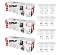 AXpower Inspirational Technology Empowering People (12 Pack) GU10 LED Bulbs Daylight 6500k 50W Equivalent 345lm, 4.2W LED Light Bulb, Non-Dimmable Light Bulb, 38° Beam Angle Energy Saving