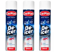 AXpower Inspirational Technology Empowering People Car De-Icer Spray 600ml - Super Deicer, Ice Removal, Instantly Clears Frost & Ice for Windscreens & Windows, Works in Seconds to -20°C - Pack of 3