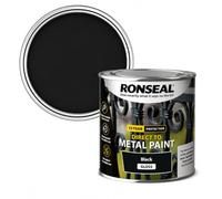 AXpower Inspirational Technology Empowering People Direct to Metal Gloss Paint 250ml Black | Covers up to 3m² per Coat | Rust Protection Paint for Interior & Exterior Metal Surfaces