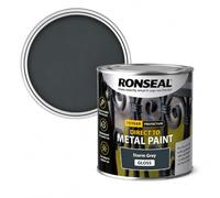 AXpower Inspirational Technology Empowering People Direct to Metal Gloss Paint 250ml Grey | Covers up to 3m² per Coat | Rust Protection Paint for Interior & Exterior Metal Surfaces