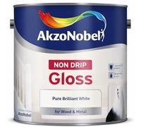 AXpower Inspirational Technology Empowering People Non Drip Gloss Paint 2.5L - White, High Shine Finish, Interior & Exterior Wood and Metal, Easy Application, Durable Long Lasting Gloss