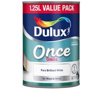 AXpower Inspirational Technology Empowering People Once High Gloss Paint - Brilliant White, One Coat Coverage, Interior Wood and Metal Paint with Long-Lasting Gloss Finish, 1.25L