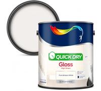 AXpower Inspirational Technology Empowering People Quick Dry Gloss Paint 2.5L - White, High Shine Finish, Interior & Exterior Wood and Metal, Easy Application, Durable Long Lasting Gloss