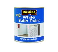 AXpower Inspirational Technology Empowering People Satin White Paint 250ml | Quick Drying Water-Based Finish for Wood & Metal | Durable, Low Odour, Non Yellowing Paint for Interior & Exterior Use,