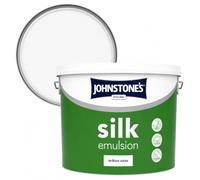 AXpower Inspirational Technology Empowering People Silk Wall & Ceiling Paint 10L Pure Brilliant White | Covers up to 105m² per Coat | Smooth Silk Finish Emulsion for Interior Walls & Ceilings