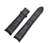 AXPTI Curved End Watchband For Citizen BL9002-37 05A BT0001-12E 01A Watchstrap Genuine Leather With Butterfly Buckle 20 21 22mm Fashion Strap(5,21mm)