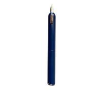 AXPTI Fountain Pen Black Titanium 14K Gold Tip Nib Ink Retractable Pens Office Stationery Pen(Blue RoseGold)