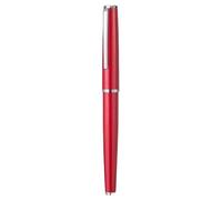 AXPTI Metal Fountain Pen EF/F/M Nib Retro Design Metal Material Elegant Clip Writing Office School Supplies Gift Stationery(Silver Red,EF)