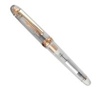 AXPTI Original Platinum 3776 NICE Series PNB-20000R Lavender Rose 14K Gold Cute School Supplies Women's Gift Transparent Fountain(Clear Gold,M 0.5MM)