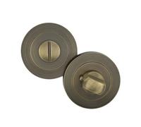 AXS Hardware Axs Bathroom Turn & Release - Antique Brass