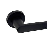 AXS Hardware Axs Harlem Door Handles On Rose - Pair - Black