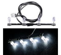 AXspeed 1/14 LED Roof Light RC Truck Headlight 4-LED Lamp for 56360 FH16 750 6×4 FH16 8×4 Tamiya Tractor Car