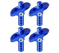 AXspeed 1 Set Front & Rear Body Post Mount Aluminium Upgrade Parts for 1:8 ARRMA VENDETTA 3S RC Car(Blue)