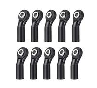 AXspeed 10pcs Plastic Link Rod End M3 Ball Head Joint Linkage for Axial SCX10 1/10 RC Crawler Car (D)