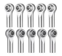 AXspeed 10pcs Stainless Steel Ball Heads Tie Rod Ends M3 Ball Joint Linkage for 1/14 Tamiya Tractor Climbing Trailer RC Truck (10pcs)