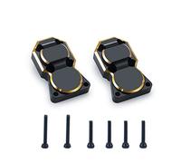 AXspeed 2pcs Brass Differential Cover Heavy Duty Axle Cover for 1/24 Axial Scx24 Deadbolt C10 JLU CRC B-17 AXI00005 Crawler Car