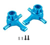 AXspeed 2pcs Metal Steering Knuckle Arm Replace Front Steering Cup for Tamiya TT01 TT-01 1/10 RC Car
