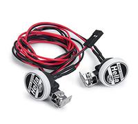 AXspeed 2pcs RC Light Headlight Spotlight for Trx4 TRX6 SCX10 90046 1: 10th Scale Crawler Car (Round)