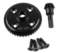 AXspeed 43T/10T Steel Transmission Gear Set Gearbox Gear Front & Rear Universal for ARRMA 1/8 KRATON EXB RC Car
