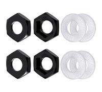 AXspeed 4pcs 17mm to 24mm Wheel Hex Hub Adapter Aluminum Adapter for 1/8 RC Trucks & Off-Road Upgrade