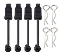 AXspeed 4pcs/Set Body Clips with Pull Tabs Retainer Universal for 1/8 1/10 Axial Arrma Redcat Losi RC Car Upgrade