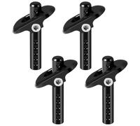 AXspeed Aluminium Front & Rear Body Post Set Mount Upgrade Parts for 1:7 ARRMA FELONY RC Truck(Black)