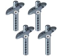 AXspeed Aluminium Front & Rear Body Post Set Mount Upgrade Parts for 1:7 ARRMA FELONY RC Truck(Titanium)
