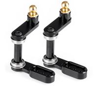 AXspeed Aluminium Servo Steering Fixed Mount Bracket for 1:10 Tamiya Clod Buster RC Car (Style B)
