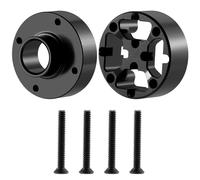 AXspeed Aluminum Differential Case Universal Front Rear Differential Housing Cover for Arrma 1/18 Granite Grom 1/16 Mojave Grom and 1/14 Typhon Grom(Black)